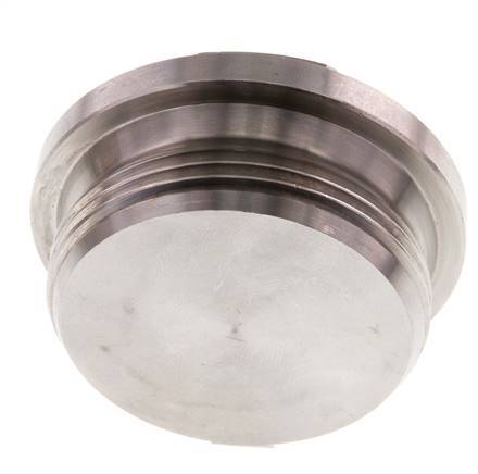 Bouchon G1 1/2'' en acier inoxydable avec collier et hexagone externe 40bar (562.0psi)