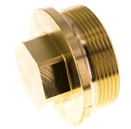 Bouchon G2'' en laiton avec collier et hexagone externe 16bar (224.8psi)