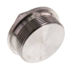 Bouchon G2'' en acier inoxydable avec collier et hexagone externe 40bar (562.0psi)