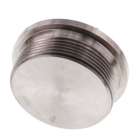 Bouchon G2'' en acier inoxydable avec collier et hexagone externe 40bar (562.0psi)