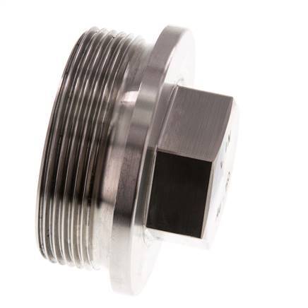 Bouchon G2'' en acier inoxydable avec collier et hexagone externe 40bar (562.0psi)