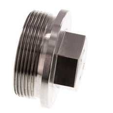 Bouchon G2'' en acier inoxydable avec collier et hexagone externe 40bar (562.0psi)