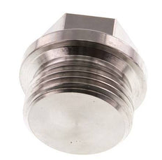 Bouchon G1'' en acier inoxydable avec collier et hexagone externe 40bar (562.0psi)
