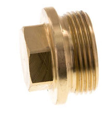 Bouchon G1 1/4'' en laiton avec collier et hexagone externe 16bar (224.8psi)