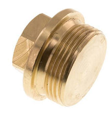 Bouchon G1 1/4'' en laiton avec collier et hexagone externe 16bar (224.8psi)