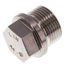 Bouchon G3/4'' en acier inoxydable avec collier et hexagone externe 40bar (562.0psi)