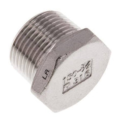 Bouchon R3/4'' en acier inoxydable avec hexagone externe 16bar (224.8psi) [2 pièces].
