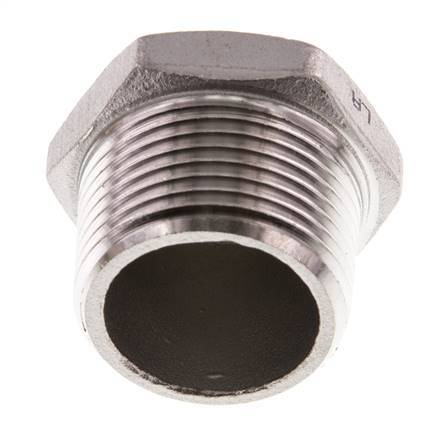 Bouchon R3/4'' en acier inoxydable avec hexagone externe 16bar (224.8psi) [2 pièces].