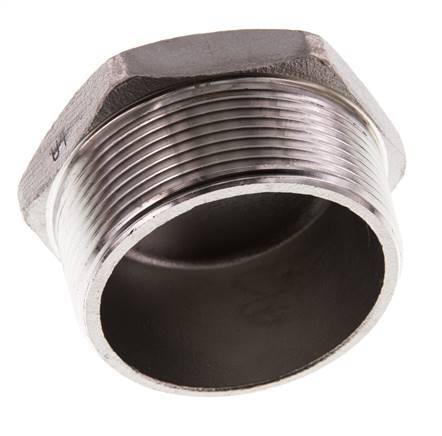 Bouchon R2'' en acier inoxydable avec hexagone externe 16bar (224.8psi)