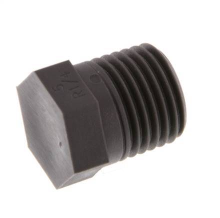 Plug R1/4'' Pa 6 with External Hex 8bar (112.4psi) [20 Pieces]