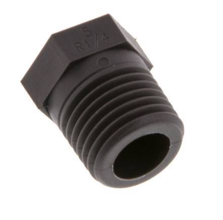 Plug R1/4'' Pa 6 with External Hex 8bar (112.4psi) [20 Pieces]