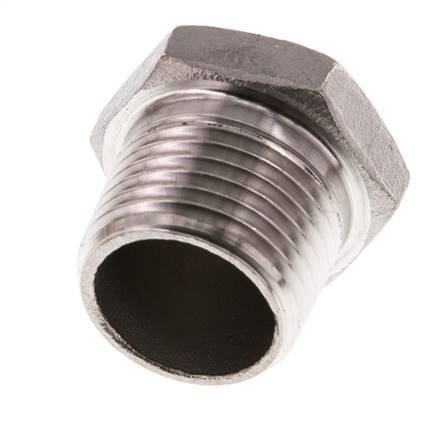 Plug R1/2'' Stainless steel with External Hex 16bar (224.8psi) [2 Pieces]