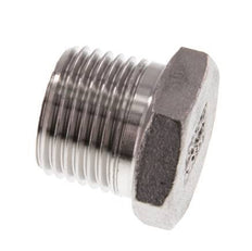 Plug R1/2'' Stainless steel with External Hex 16bar (224.8psi) [2 Pieces]