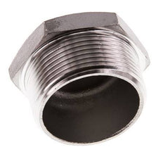 Bouchon R1 1/2'' en acier inoxydable avec hexagone externe 16bar (224.8psi)