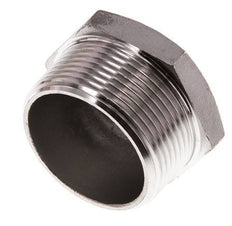 Bouchon R1 1/2'' en acier inoxydable avec hexagone externe 16bar (224.8psi)