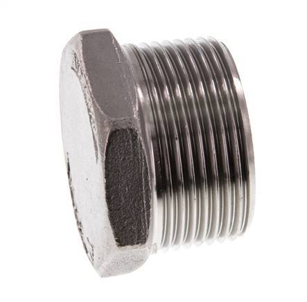 Plug R1 1/4'' Stainless steel with External Hex 16bar (224.8psi)