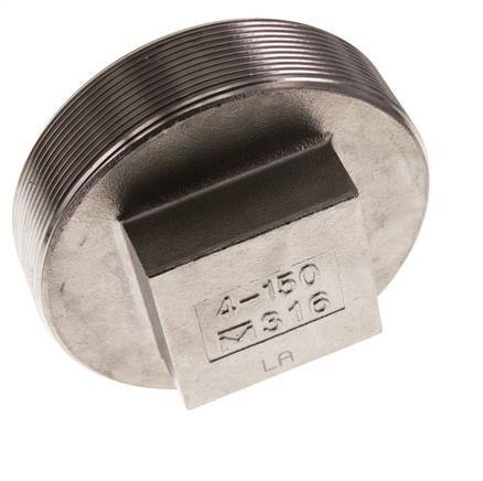 Plug R4'' Stainless steel with External Square 16bar (224.8psi)