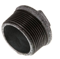 Plug R1 1/2'' Malleable cast iron with External Square 25bar (351.25psi) [2 Pieces]