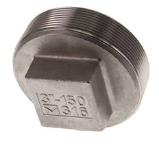 Bouchon R3'' en acier inoxydable avec carré extérieur 16bar (224.8psi)