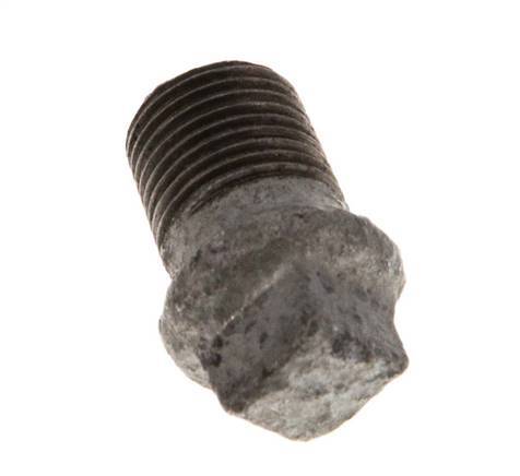 Plug R1/8'' Malleable cast iron with External Square 25bar (351.25psi) [5 Pieces]