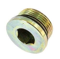 Bouchon UN 1-5/16''-12 Acier NBR avec hexagone interne 400bar (5620.0psi)
