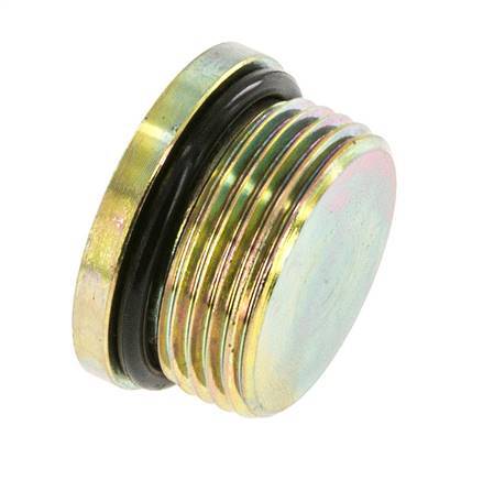 Bouchon UN 1-5/16''-12 Acier NBR avec hexagone interne 400bar (5620.0psi)