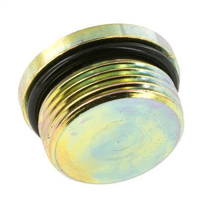 Bouchon UN 1-5/16''-12 Acier NBR avec hexagone interne 400bar (5620.0psi)