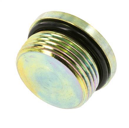 Bouchon UN 1-5/16''-12 Acier NBR avec hexagone interne 400bar (5620.0psi)