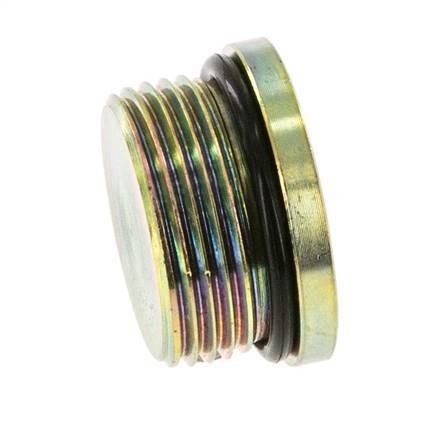 Bouchon UN 1-5/16''-12 Acier NBR avec hexagone interne 400bar (5620.0psi)
