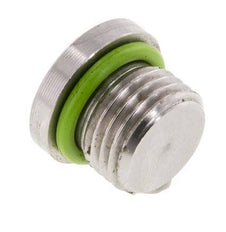 Bouchon UNF 1/2''-20 Acier inoxydable FKM avec hexagone interne 630bar (8851.5psi)