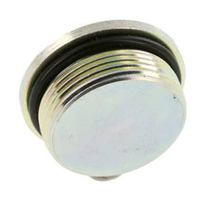 Bouchon UN 1-5/8''-12 Acier NBR avec hexagone interne 250bar (3512.5psi)