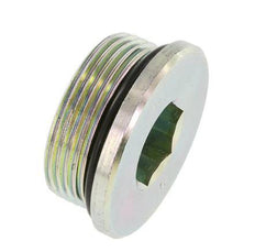 Bouchon UN 1-5/8''-12 Acier NBR avec hexagone interne 250bar (3512.5psi)