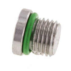 Bouchon UNF 7/16''-20 Acier inoxydable FKM avec hexagone interne 630bar (8851.5psi)