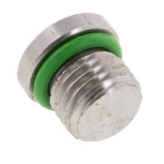 Bouchon UNF 7/16''-20 Acier inoxydable FKM avec hexagone interne 630bar (8851.5psi)