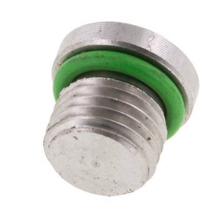 Bouchon UNF 7/16''-20 Acier inoxydable FKM avec hexagone interne 630bar (8851.5psi)