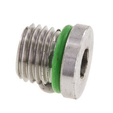 Bouchon UNF 7/16''-20 Acier inoxydable FKM avec hexagone interne 630bar (8851.5psi)