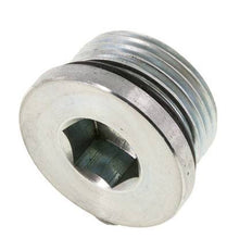 Bouchon UN 1-3/16INCH-12 Acier NBR avec hexagone interne 400bar (5620.0psi)