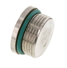 Bouchon UN 1-5/16''-12 Acier inoxydable FKM avec hexagone interne 400bar (5620.0psi)