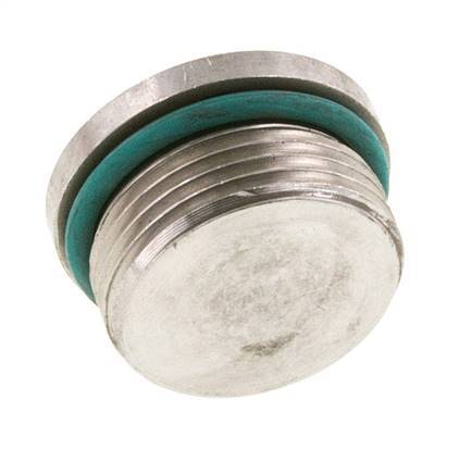 Bouchon UN 1-5/16''-12 Acier inoxydable FKM avec hexagone interne 400bar (5620.0psi)