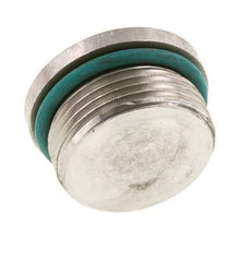 Bouchon UN 1-5/16''-12 Acier inoxydable FKM avec hexagone interne 400bar (5620.0psi)