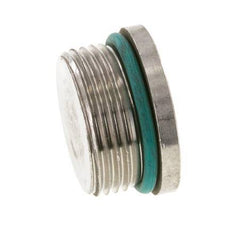 Bouchon UN 1-5/16''-12 Acier inoxydable FKM avec hexagone interne 400bar (5620.0psi)