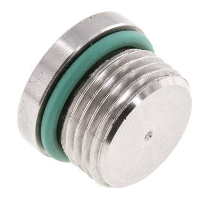 Bouchon UNF 3/4INCH-16 Acier inoxydable FKM avec hexagone interne 630bar (8851.5psi)