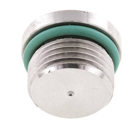 Bouchon UNF 3/4INCH-16 Acier inoxydable FKM avec hexagone interne 630bar (8851.5psi)