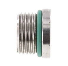 Bouchon UNF 3/4INCH-16 Acier inoxydable FKM avec hexagone interne 630bar (8851.5psi)