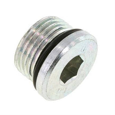Bouchon UNF 7/8''-14 Acier NBR avec hexagone interne 630bar (8851.5psi)