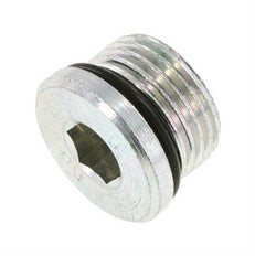Bouchon UNF 7/8''-14 Acier NBR avec hexagone interne 630bar (8851.5psi)