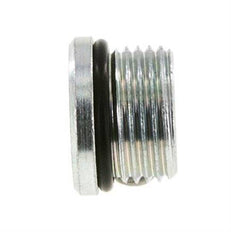 Bouchon UNF 7/8''-14 Acier NBR avec hexagone interne 630bar (8851.5psi)