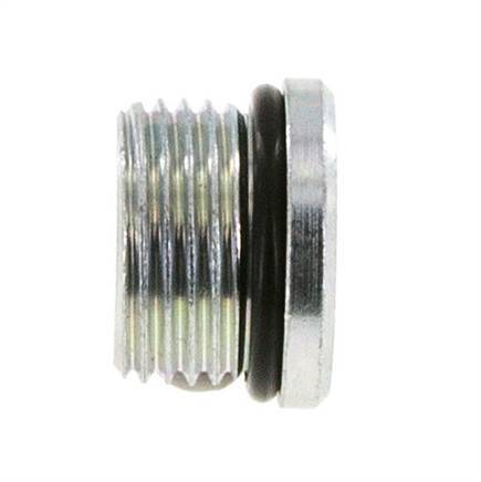 Bouchon UNF 7/8''-14 Acier NBR avec hexagone interne 630bar (8851.5psi)