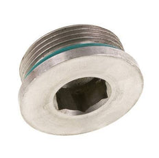Bouchon UN 1-5/8''-12 Acier inoxydable FKM avec hexagone interne 250bar (3512.5psi)