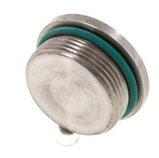 Bouchon UN 1-5/8''-12 Acier inoxydable FKM avec hexagone interne 250bar (3512.5psi)